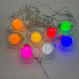 Гирлянда Шар в шаре с креплением 3 м 8 шаров (арт. HZ-125) - Ип лебедев о.ю фото 2