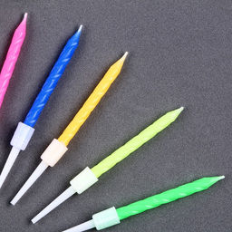 Набор для украшения торта: топпер С днём рождения, 1 шт., 10 свечей - Страна карнавалия фото 2