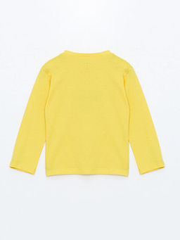 Bisiklet Yaka Bask?l? Erkek Bebek Ti??rt - Waikiki фото 2