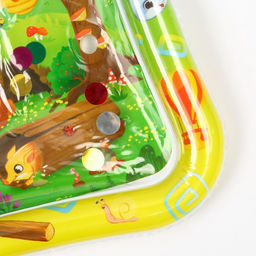 Акваковрик надувной развивающий водный «Веселые Зверята» 80х50 см