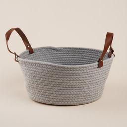 Корзина для хранения SL Home Луиза, плетёная, ручной работы, 333316 см, серая