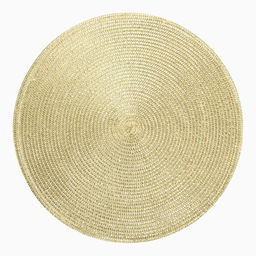 Салфетка сервировочная Доляна цв.золото, d 38 см  фото 3