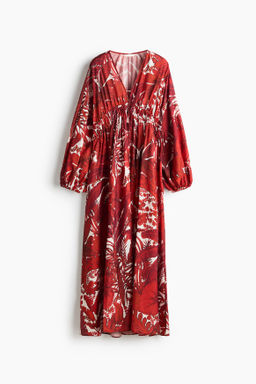 Vestido t?nica con mangas globo