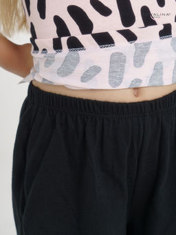 Костюм Дюймовочка черный-коровка - Sovalina фото 10