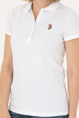 Женская белая футболка Неожиданная скидка в корзине Неожиданная скидка в корзине - U.s. polo assn фото 6