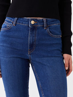 Y?ksek Bel Push Up Kad?n Jean Pantolon