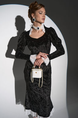 Платье Кэстл (чёрный) - Эльза фото 15