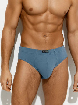 OmB 1223 Слипы закрытой резинкой - jeans