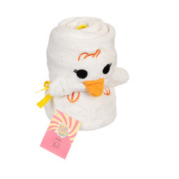 Lol&Pop Плед LLP-316 100% полиэстер №03 белый/цыпленок