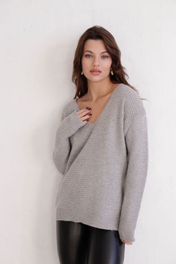 10809 Пуловер серый - Martichelli фото 6