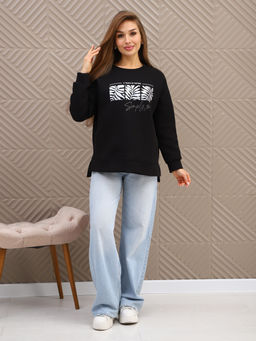 Свитшот женский Флёр черный