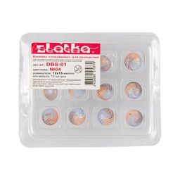 Бусина стеклянная Zlatka DBS-01 12 x 15 мм 12 шт в пластиковой упаковке СК/Распродажа №07 розовый/красный