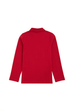 K_z _ocuk K_rm_z_ Polo Yaka Basic Sweatshirt Sepette S_rpriz _ndirim - U.s. polo assn фото 4