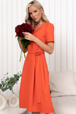 Платье Open Style 6844 оранжевый