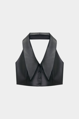 Жилет укороченный с отложным воротником - Mollis фото 7