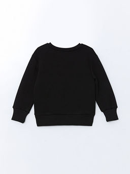 Bisiklet Yaka Bask?l? Erkek ?ocuk Sweatshirt - Waikiki фото 2