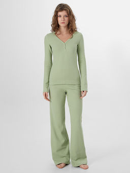 Комплект домашний женский зеленый