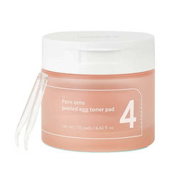 No.4 Pore Zero Peeled Egg Toner Pad - Очищающие тонер-пэды , 190мл/70 шт