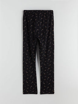 Standart Kal?p Bask?l? Erkek Pijama Alt