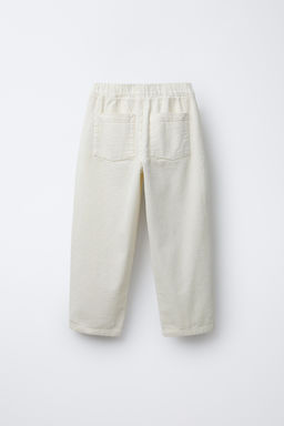 WIDE-WALE CORDUROY TROUSERS - Zara фото 2