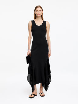 Vestido de punto drapeado - H&m фото 4