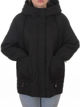 9661 BLACK Куртка демисезонная женская (100 гр. холлофайбер) - Fashion фото 3