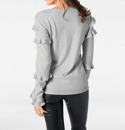 Пуловер, серый - Ashley brooke фото 4