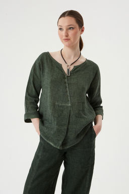 Блуза ЛЕН ПК - Жан и параскева фото 3