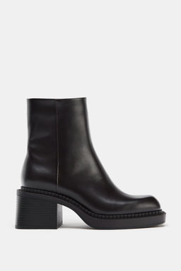 BLOCK HEEL ANKLE BOOTS