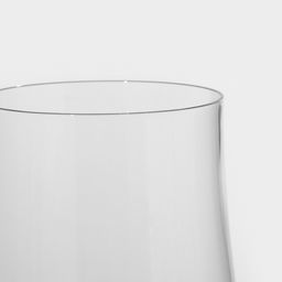 Бокалы для вина «Экстра», 360 мл, набор 6 шт., хрустальное стекло, прозрачные