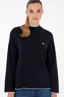 Женский темно-синий свитер Неожиданная скидка в корзине - U.s. polo assn фото 3