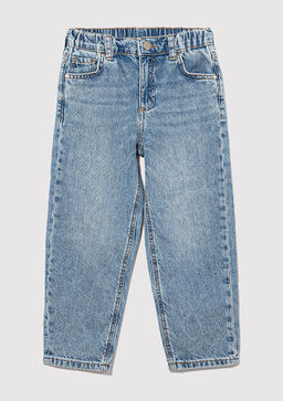 Mars 90lar Ac?k Indigo Mavisi Jean Pantolon