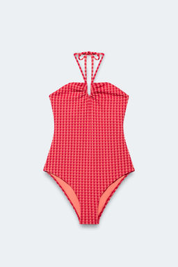 BA?ADOR HALTER VICHY LIMITED EDITION / BURGANDY MARS - Zara фото 6