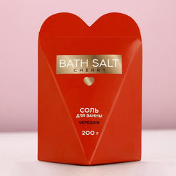 Соль для ванны Bath Salt, 200 г, аромат черешни, Чистое счастье