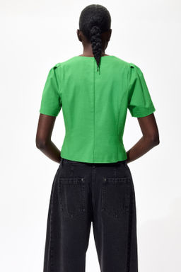 Blusa con escote en U - H&m фото 5