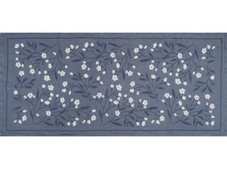 17С356-ШР/у. 55*115 Полотенце "Цветение" цв. 6 рис. 156 т. синий