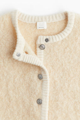 Cardigan en boucle de mezcla de lana - H&m фото 7