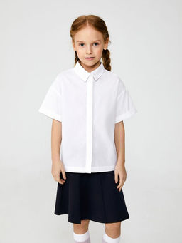 20240270104, Блузка детская для девочек Bitty белый