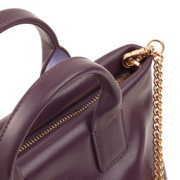 Итальянская миниатюрная женская сумочка DuDu Bags серии Ibiza | темно-фиолетовый - Dudubags фото 5