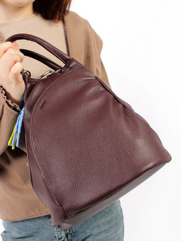 LACCOMA рюкзак Кэрри-Y2005-бордовый эко кожа хлопок фото 7