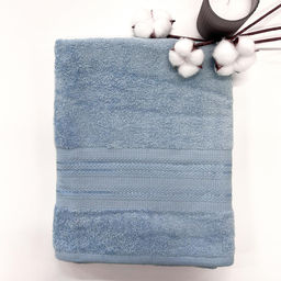 Полотенце махровое 70х140 ТМ Fine Line бордюр Колосок голубой - Тейковский хлопчато-бумажный комбинат фото 2