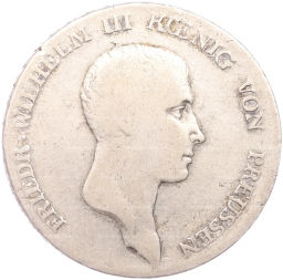 Монета 1 талер 1813 года B Пруссия