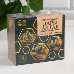 Подарочный набор Секреты Алтая: сбор трав 20 г., варенье из сосновых шишек 20 г., безалкогольный бальзам 100 мл. - Доброе здоровье фото 5