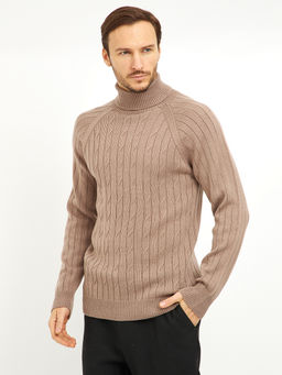 водолазка мужская с рукавом реглан и с косами - Glenfield фото 3