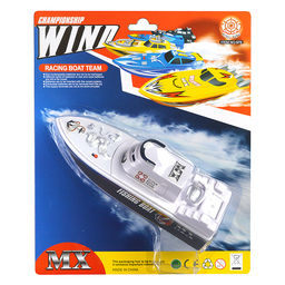 Катер "Вояж" на батарейках, на листе