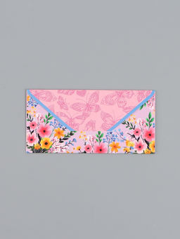 Цена за 10 шт. Конверт для денег Бабочки и цветы, 16,5 х 8 см