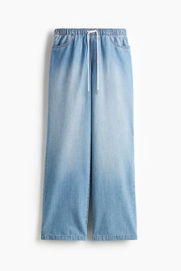 Pantal?n denim con cord?n de ajuste - H&m фото 3