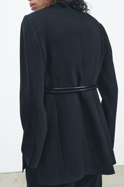 ZW COLLECTION BELTED BLAZER - Zara фото 21