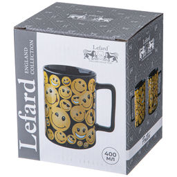 КРУЖКА LEFARD СМАЙЛ 400МЛ 8*7*10.8CM  фото 3