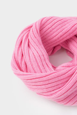 КВ 15009/ш/ярко-розовый шарф-снуд дет